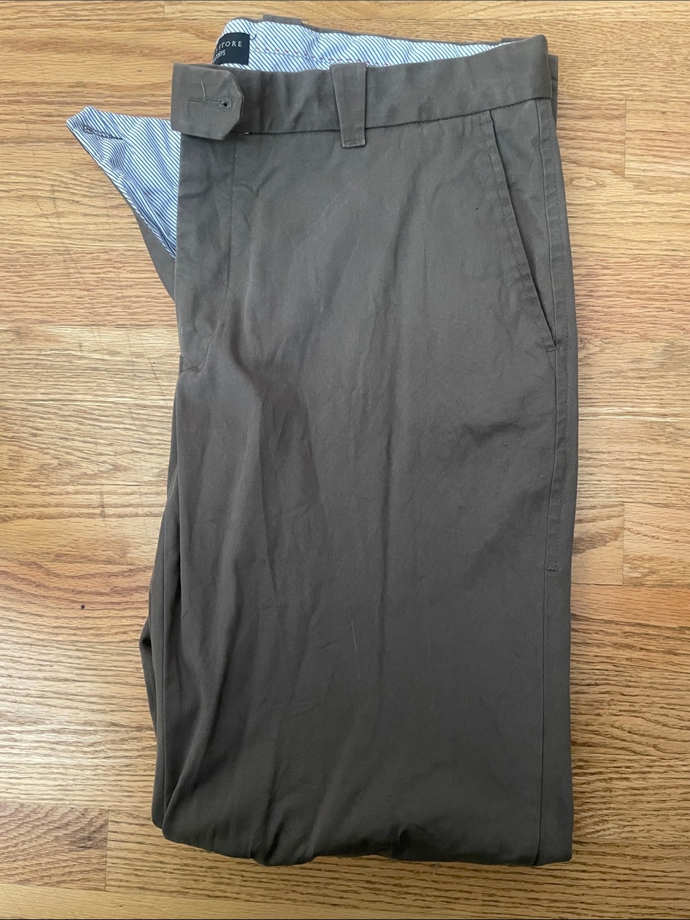 Bloomingdale's Men's Dark Brown Chinos